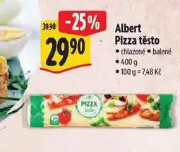 Albert Pizza těsto nabídka