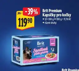 Albert Brit kapsičky pro kočky nabídka