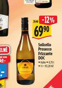Albert Solicello prosecco frizzante doc nabídka