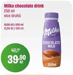 BonVeno Milka chocolate drink nabídka