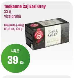 BonVeno Teekanne Čaj Earl Grey nabídka