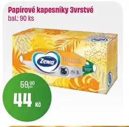 BonVeno Zewa Papírové kapesníky 3vrstvé nabídka