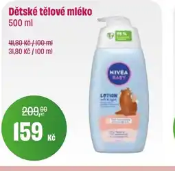 BonVeno NIVEA Dětské tělové mléko nabídka