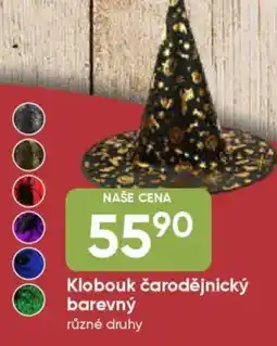 Hruška Klobouk čarodějnický barevný nabídka