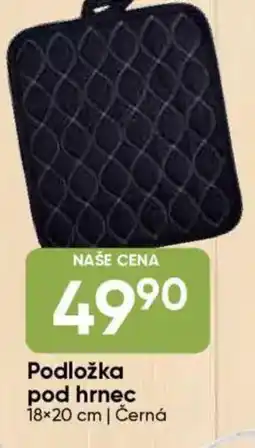 Hruška Podložka pod hrnec Černá nabídka