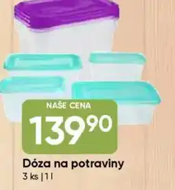 Hruška Dóza na potraviny nabídka