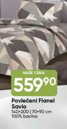 Hruška Povlečení Flanel Savio nabídka