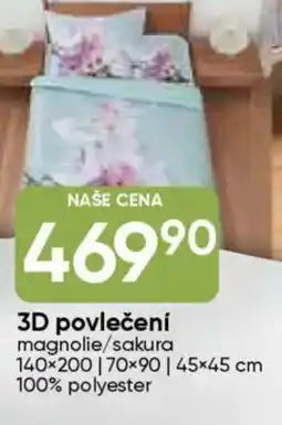 Hruška 3D povlečení magnolie/sakura nabídka