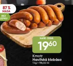 Hruška Kmotr Havířská klobása nabídka