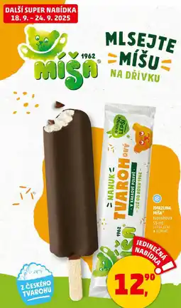 Penny Market ZMRZLINA MÍŠA tvarohová, 55 ml nabídka