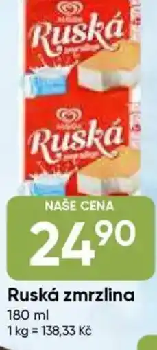 Hruška Ruská zmrzlina nabídka
