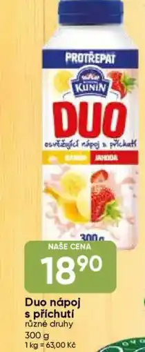 Hruška Duo nápoj s příchutí nabídka
