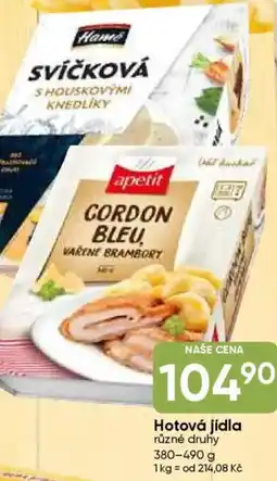 Hruška Hame Hotová jídla nabídka
