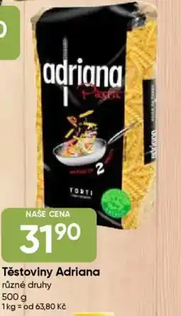 Hruška Těstoviny Adriana nabídka