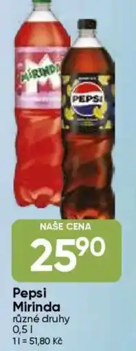 Hruška Pepsi Mirinda nabídka