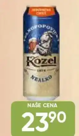 Hruška Velkopopovický kozel nealko nabídka
