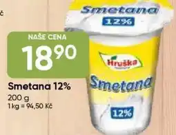Hruška Hruška Smetana 12% nabídka
