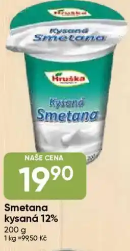 Hruška Hruška Smetana kysaná 12% nabídka