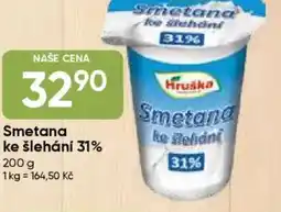 Hruška Hruška Smetana ke šlehání 31% nabídka