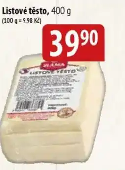 Bala Listové těsto nabídka