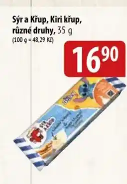 Bala Sýr a Křup, Kiri křup nabídka