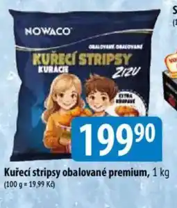 Bala NOWACO Kuřecí stripsy obalované premium nabídka