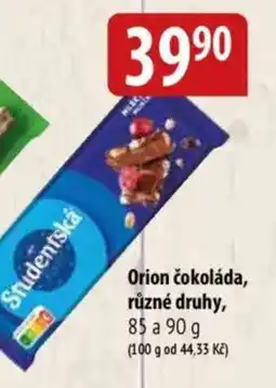 Bala Orion čokoláda nabídka