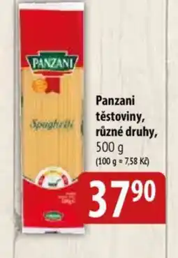 Bala Panzani těstoviny nabídka
