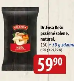 Bala Dr.Ensa Kešu pražené solené, natural nabídka