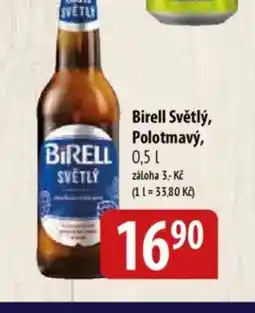 Bala Birell Světlý, Polotmavý nabídka