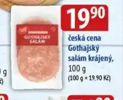 Bala Česká cena Gothajský salám krájený nabídka