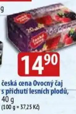 Bala Česká cena Ovocný čaj s příchutí lesních plodů nabídka