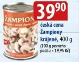 Bala Česká cena Žampiony krájené nabídka