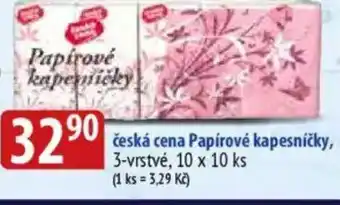Bala Česká cena Papírové kapesníčky nabídka