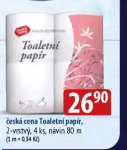 Bala Česká cena Toaletní papír nabídka