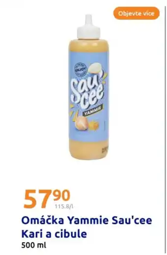 Action Omáčka Yammie Sau'cee Kari a cibule nabídka