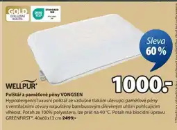 JYSK Polštář z paměťové pěny VONGSEN nabídka