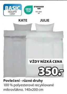 JYSK Povlečení - různé druhy nabídka