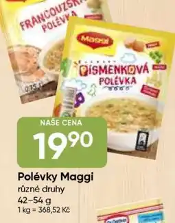 Hruška Polévky Maggi nabídka
