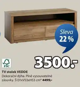 JYSK TV STOLEK VEDDE nabídka