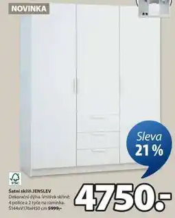 JYSK ŠATNÍ SKŘÍŇ JENSLEV nabídka