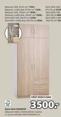 JYSK Šatní skříň FANDRUP nabídka