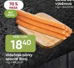 Hruška Vídeňské párky speciál Bivoj nabídka