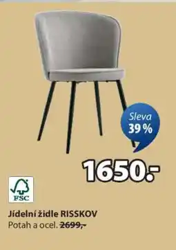 JYSK JÍDELNÍ ŽIDLE RISSKOV nabídka