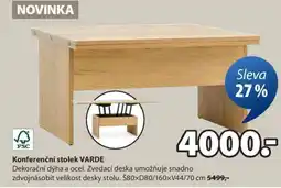 JYSK Konferenční stolek VARDE nabídka