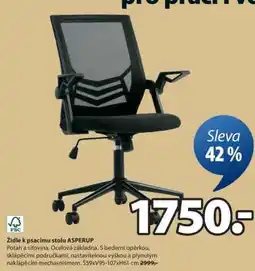 JYSK Židle k psacímu stolu ASPERUP nabídka