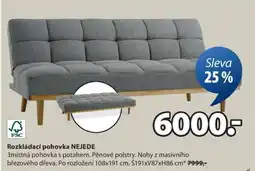 JYSK Rozkládací pohovka NEJEDE nabídka