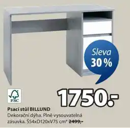 JYSK PSACÍ STŮL BILLUND nabídka