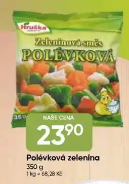 Hruška Polévková zelenina nabídka
