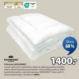 JYSK Přikrývka OKSHORNET nabídka